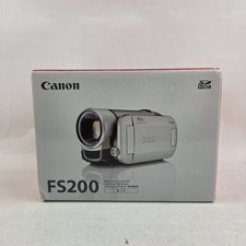 Canon FS200 Camcorder Silver In Box Brand New