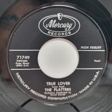 Platters True Lover / If I Didn't Care 7" 45rpm EX Vinyl 60's Record free sleeve