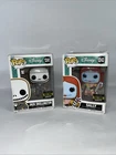 Funko Pop! Disney NBC Jack #1241 & Sally #1243 Ginger Bread Special Edition Set