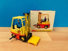 DINKY TOYS no. 404 BOXED CONVEYANCER FORK LIFT WITH ALL PLASTIC PARTS