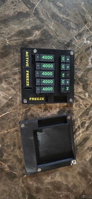 1P TCG Counter Token Tray Power, Cost, and Status Tracker- 1p Tanjiro/Zenitsu