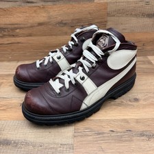 Puma Rudolf Dassler Schuhfabrik Men Size 11 Brown Leather Boots