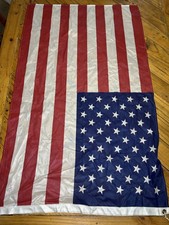 Large 50 Star USA American Flag 4.7ft x 2.7ft Outdoor Display