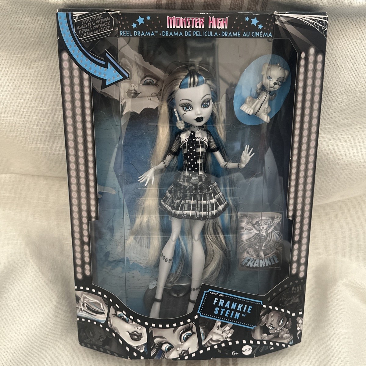 Monster High 2022 Frankie Stein REEL DRAMA * NEW IN BOX | eBay