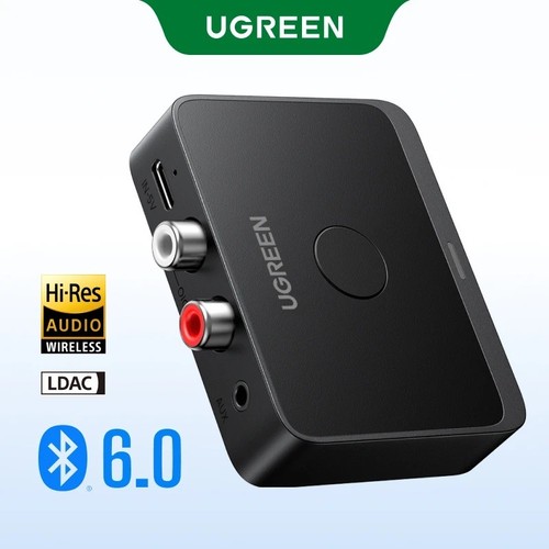 UGREEN AUX Bluetooth Receiver LDAC AAC Hi-Fi 3.5mm Jack 2RCA RCA Audio Bluetooth - Picture 8 of 8