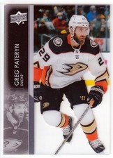 2021-22 Upper Deck Clear Cut Parallel #504 Greg Pateryn - Anaheim Ducks