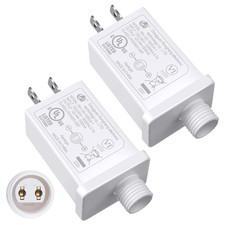 2 Pack 12V 1.5A Inflatable Power Adapter, Class 2 Power Supply Yard Inflatabl...