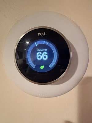 Nest Learning Thermostat T200577 Generation 2 Silver Working