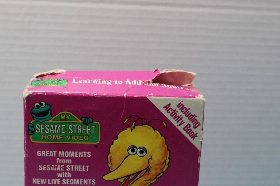 Sesame Street Learning to Add and Subtract VHS (1987) CTW Time-Life Video - Image 2 of 4