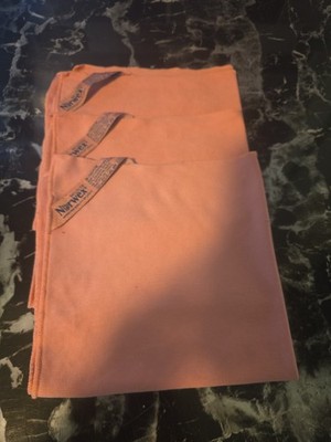 Set Of 3 Norwex Window Cloths Pink Buffer BacLock Removes Smudges & Streaks