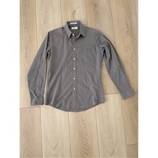 Vintage YSL Yves Saint Laurent Menswear Long Sleeve Button-Up Shirt S. 15 34 35