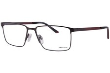 Jaguar 33634 4200 Eyeglasses Men's Grey/Red Full Rim Rectangle Shape 57mm