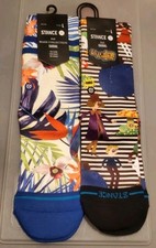 Stance Kids Casual Sock 2 Pairs Sz YL 3 - 5.5 Dwayne Wade's Collection