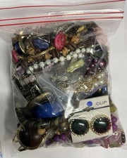 Mystery Bag Of Costume Jewelry Mixed W/ A Few Name Brand Pieces - Over 2.5 Lbs