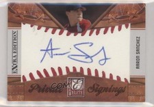 2010 Donruss Elite Extra Edition Private Signings 83/125 Aaron Sanchez Auto b9e