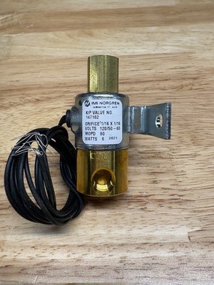 NEW Norgren 147162-120-50-60 SOLENOID VALVE 1/8''NPT 120V 147162