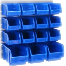 15 NUOVISSIMI KIT DI QUALITÀ IMPILABILI PARTI CONTENITORI ACCIAIO VERNICIATO A POLVERE PANNELLO FERITOIA 