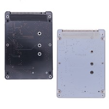 M.2 NGFF SATA SSD to 2.5 IDE 44pin Converter Adapter with Case Black C2