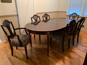 Details About Stickley Clic Mahogany Monroe Place Dining Table 6 Chairs 2 16 Leaves Pads Details About Stickley Clic Mahogany Monroe Place Dining Table 6 Chairs 2 16 Leaves Pads