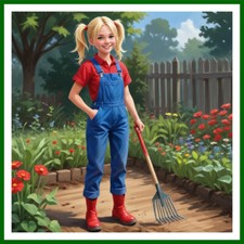 30 Custom Farmer Girl Personalized Address Labels