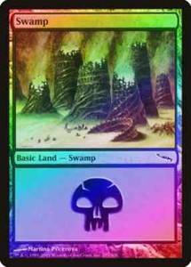 Swamp (297) Foil - Mirrodin - Magic: The Gathering
