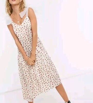 knee length dresses for ladies Royal Monk Black & Red Roses Cotton Mina Swing Dress  Unique Vintage
