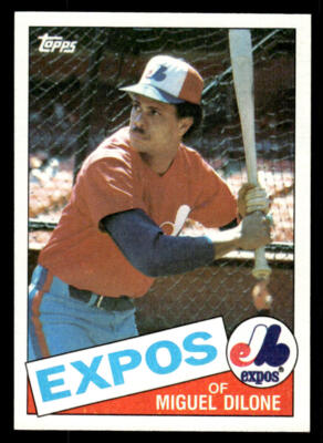 1985 Topps #178 Miguel Dilone Card Montreal Expos