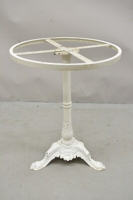 フランス アンティーク Cast Iron Round Bistro Table Pierre Ouvrier & E Ringuet Paris French Cast Iron Bistro Pedestal