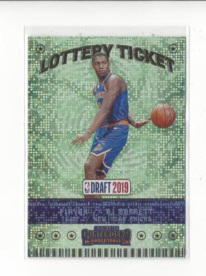 2019-20 Panini Contenders Lottery Ticket #3 RJ Barrett RC Rookie