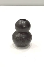 African Zulu Etched Pottery Vase