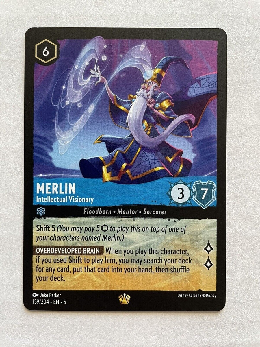 ケルティック・ドリームランド Disney Lorcana TCG Merlin - Intellectual Visionary 159/204