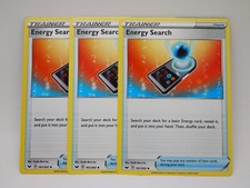 3x Energy Search 161/202 - Sword & Shield - Pokemon TCG - Playset - NM Item
