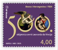 Bosnia (Croat Post Mostar) 2019 - 500th Anniv Death, Leonardo da Vinci MNH