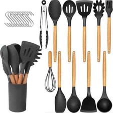 12-Pcs Kitchen Utensil Set Silicone Heat Resistant Kitchen Cookware Gadget Tools