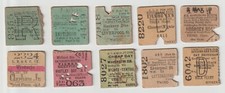 10x Railway Tickets Pre-Group & Joint Edmondson Severed Halves Set E45