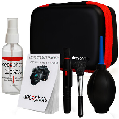 Deco Photo All-in-One Cleaning Kit for DSLR Cameras w/ Case
