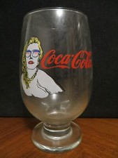 Coca-Cola Glas Frankreich France Blondine 0,25L glass verre lot L