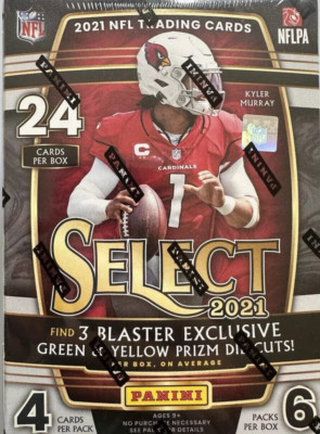 2021 Panini Select NFL Football Factory Sealed Blaster Box GREEN YELLOW