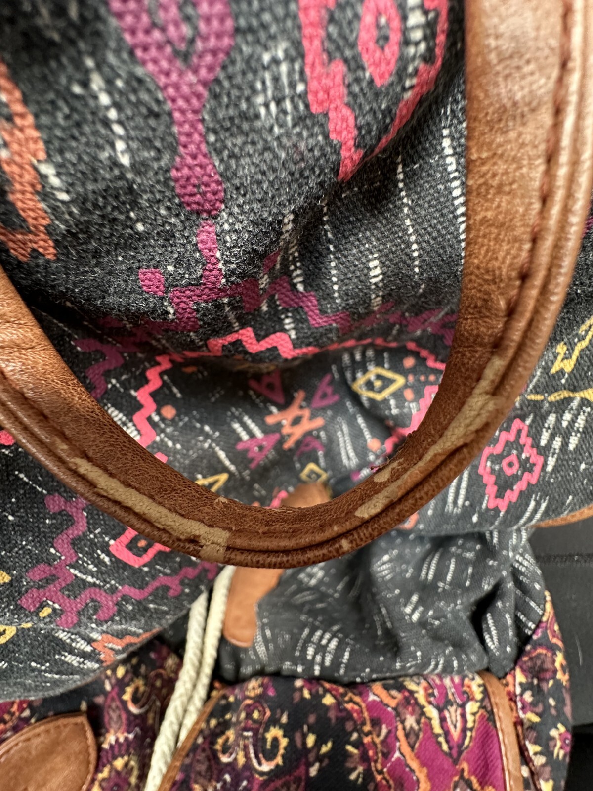 Billabong Backpack Boho Geometric Multicolor Pais… - image 12