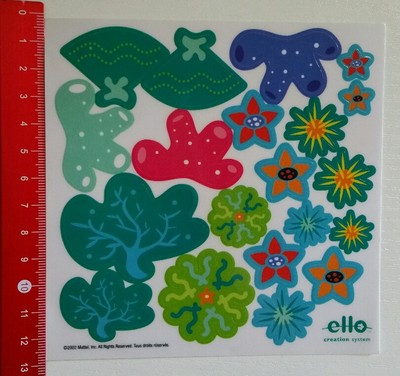Aufkleber/Sticker: ello creation system - 2002 Mattel (25061682)