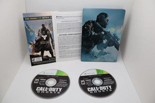 XBOX 360 - COD GHOSTS - HARDENED EDITION - TESTED WORKS