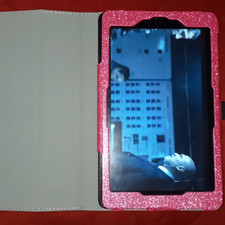 Used Pink Tablet cover
