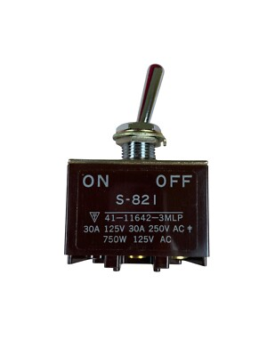 #ad 30 AMP HEAVY DUTY TOGGLE SWITCH NKK S 821 S821 ON OFF 2 POS DPST BRAND NEW $29.95