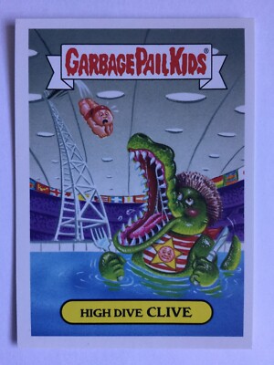 Garbage Pail Kids Topps 2016 American As Apple Pie Olympics 1b High Dive Clive