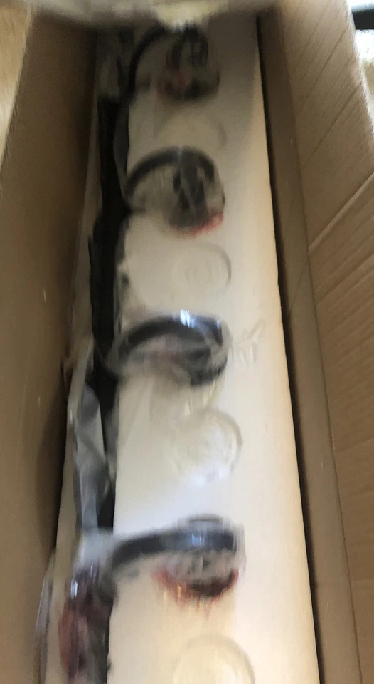 Savoy Barista 8-3026-4-25 4 luces tocador de baño en pizarra **NUEVO** Foto 3 de 4