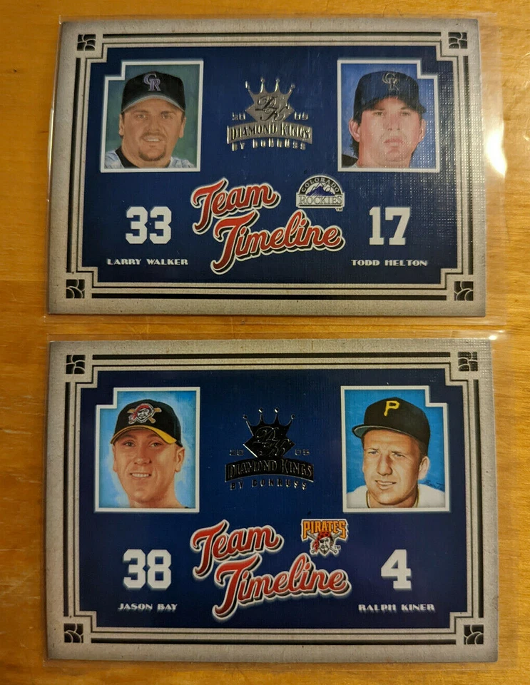 2005 Diamond Kings Timeline/Team Timeline singles you pick choice - Image 2 of 2