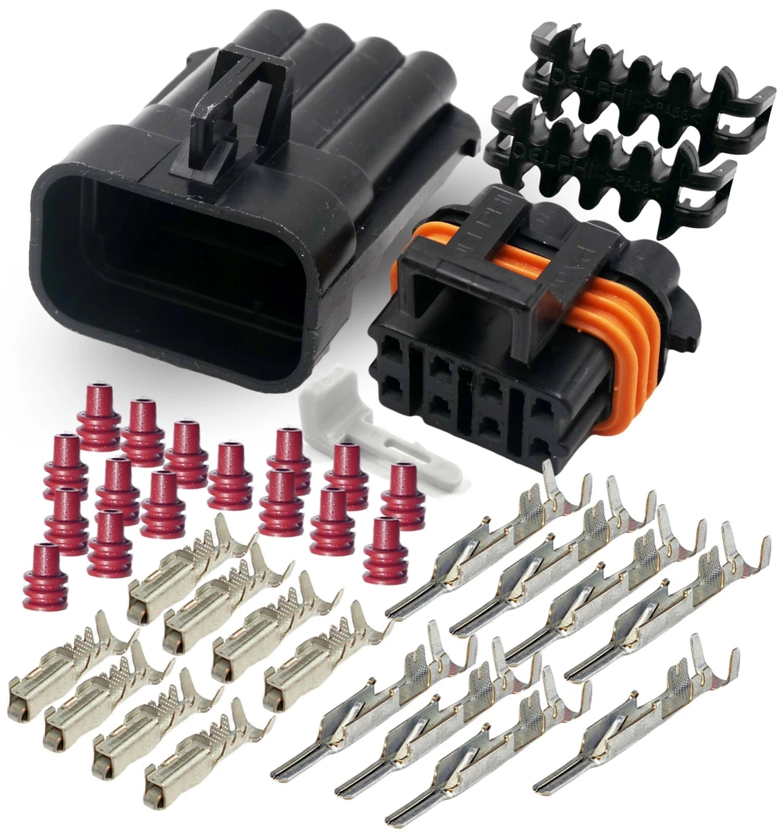 Delphi Metri-Pack 150 Series 8-Way Connector w/16 18 AWG Sealed 16  