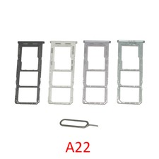 For Samsung Galaxy A22 SIM Chip Tray New Phone SIM SD Card Slot Adapter Holder