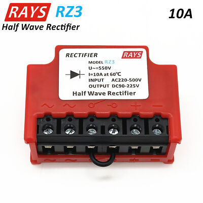 RAYS RZ3 Half Wave brake Rectifier module U~=550V 200-500VAC 90-225VDC I=10A
