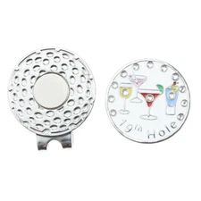 1 x Golf Ball Marker with Hat Clip Drawing Marker Tool Golf Ball Accessories